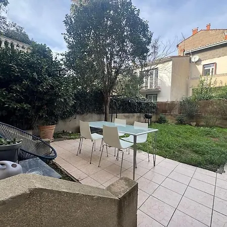 Apartment La Rencontre - Gare Et Centre Avec Jardin Perpignan